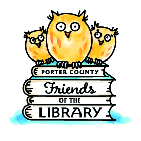 Porter County Friends of the Library logo